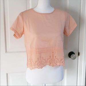 Frenchi Linen Style Crop Top